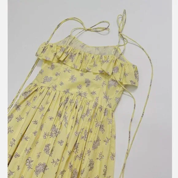 Doen Yellow Wendelin Midi Dress - Picture 7 of 13